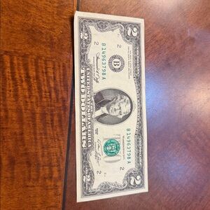 Vintage 1976 2$ Bill